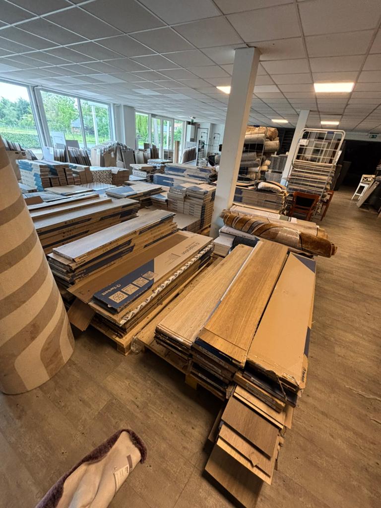 Tarkett pvc en visgraat, Ophalen, Zo goed als nieuw, 75 m² of meer, Overige typen