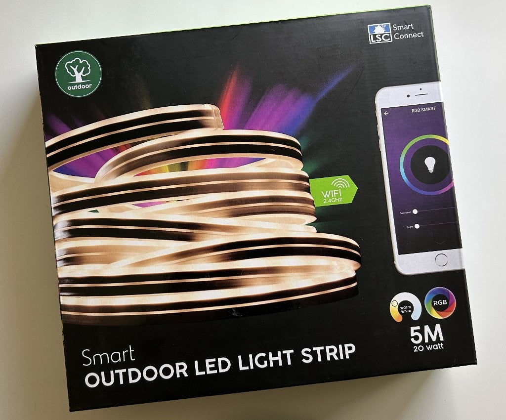 LSC Smart Connect Outdoor Led Light Strip 5m, Kunststof, Minder dan 50 watt, Nieuw, Ophalen of Verzenden