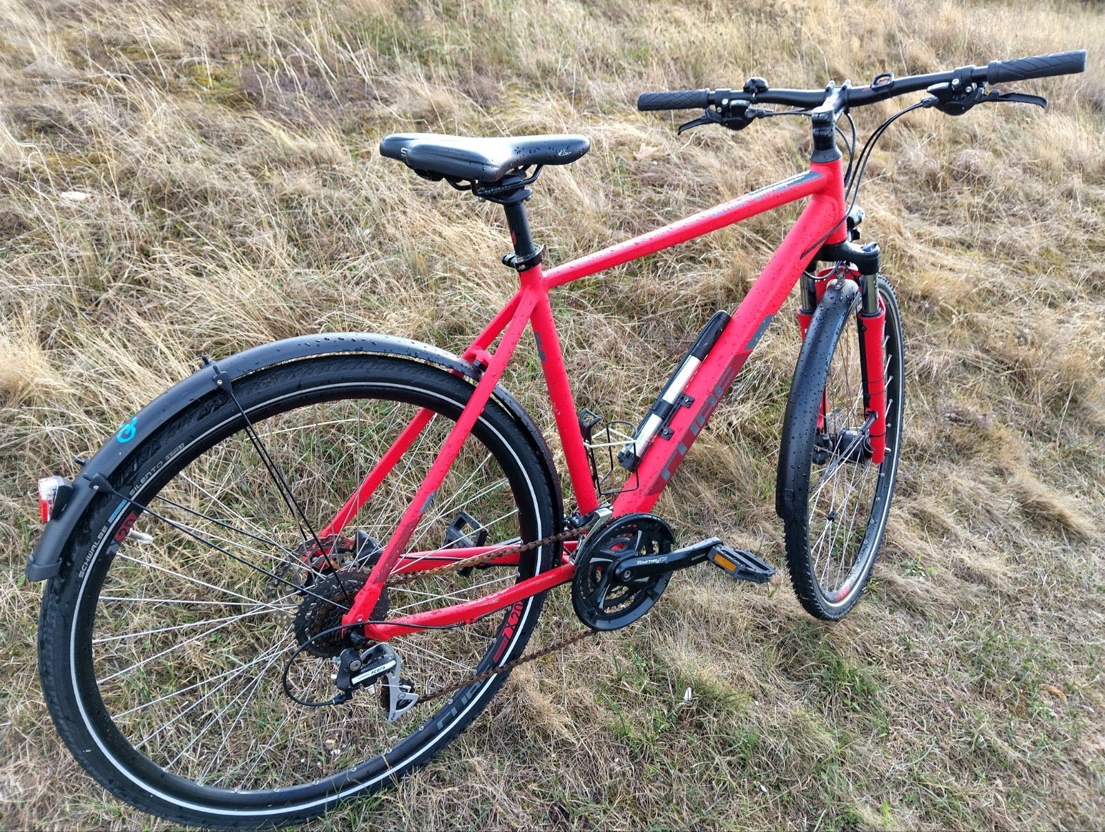 Cube fiets, kleur rood, Minder dan 45 cm, Ophalen of Verzenden, Zo goed als nieuw, Overige merken