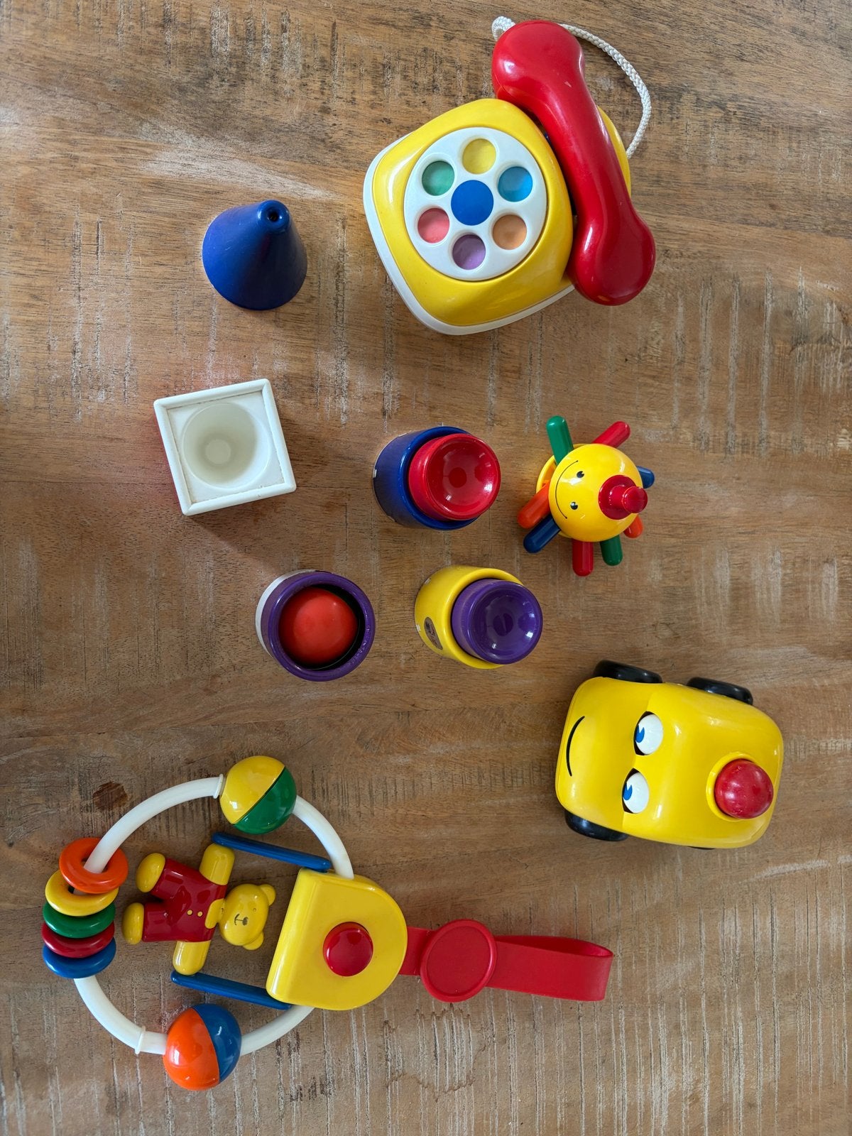 Ambi Toys vintage speelgoed set, Ophalen of Verzenden, Gebruikt, Overige typen, Met wieltjes