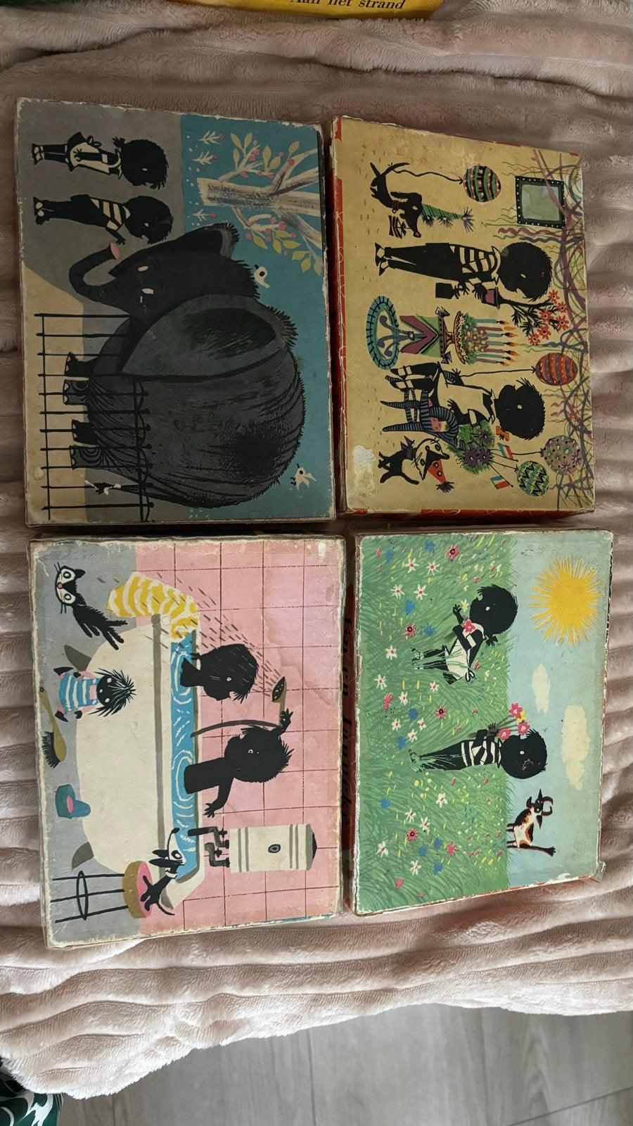Vintage Jip en Janneke Puzzels (8 stuks), 2 tot 4 jaar, Gebruikt, 10 tot 50 stukjes, Ophalen of Verzenden
