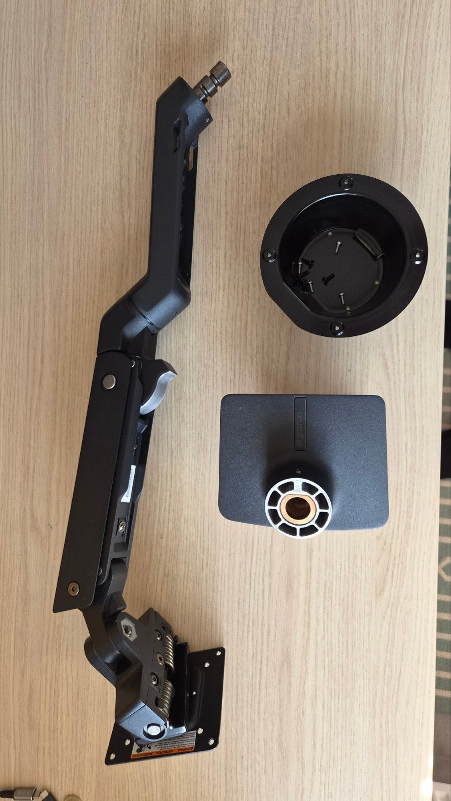 Ergotron HX Monitorarm - zwart, tot 19 kilo, Ophalen, Gebruikt