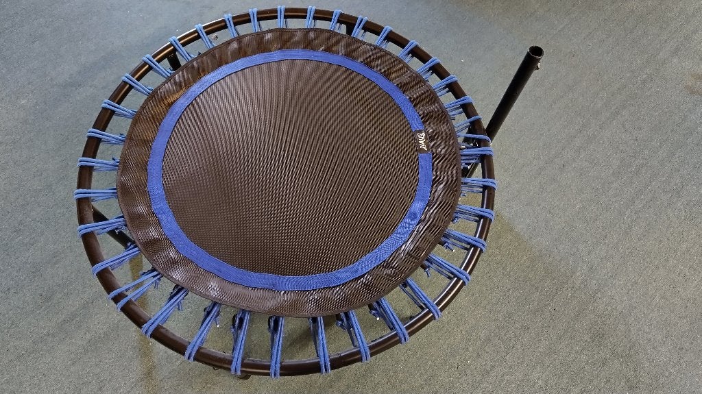 Crivit fitnesstrampoline 112 cm - incl. handgreep, Ophalen, Zo goed als nieuw, Rug, Overige typen