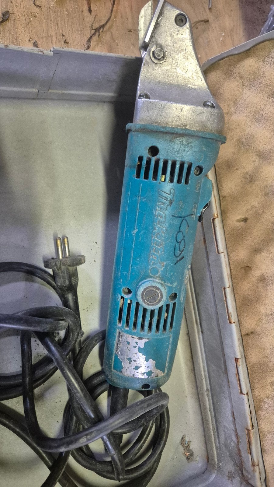 Makita plaatschaar, Ophalen of Verzenden, Gebruikt, Snijgereedschap, Makita