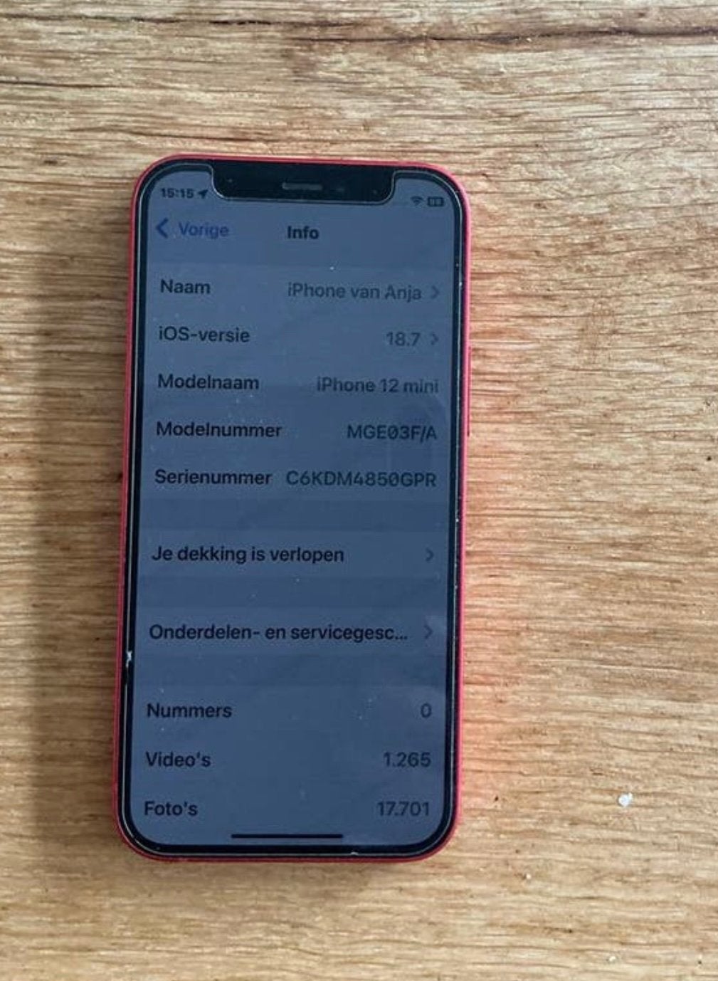 iPhone 12 mini 64GB, Telecommunicatie, Mobiele telefoons | Apple iPhone, IPhone 12 Mini, 77 %, Ophalen of Verzenden, Zo goed als nieuw