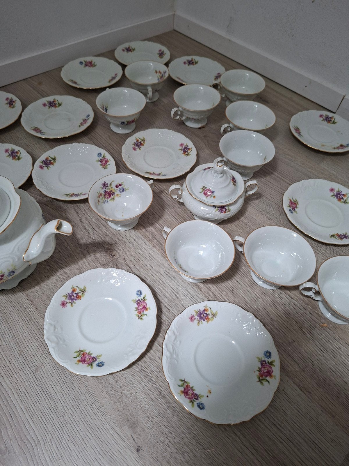serviesgoed 12 delig, Ophalen of Verzenden