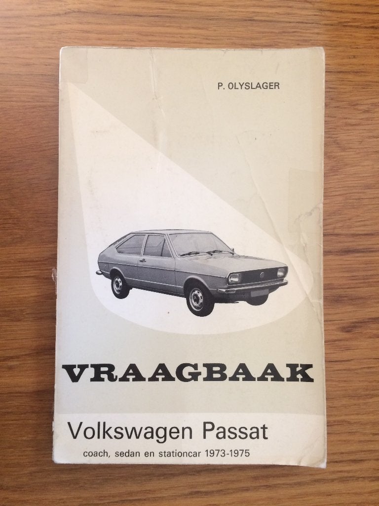 RUILEN: Volkswagen Passat B1 / Mk1 vraagbaak boek uit 1973, Boeken, Ophalen of Verzenden, Gelezen, Volkswagen