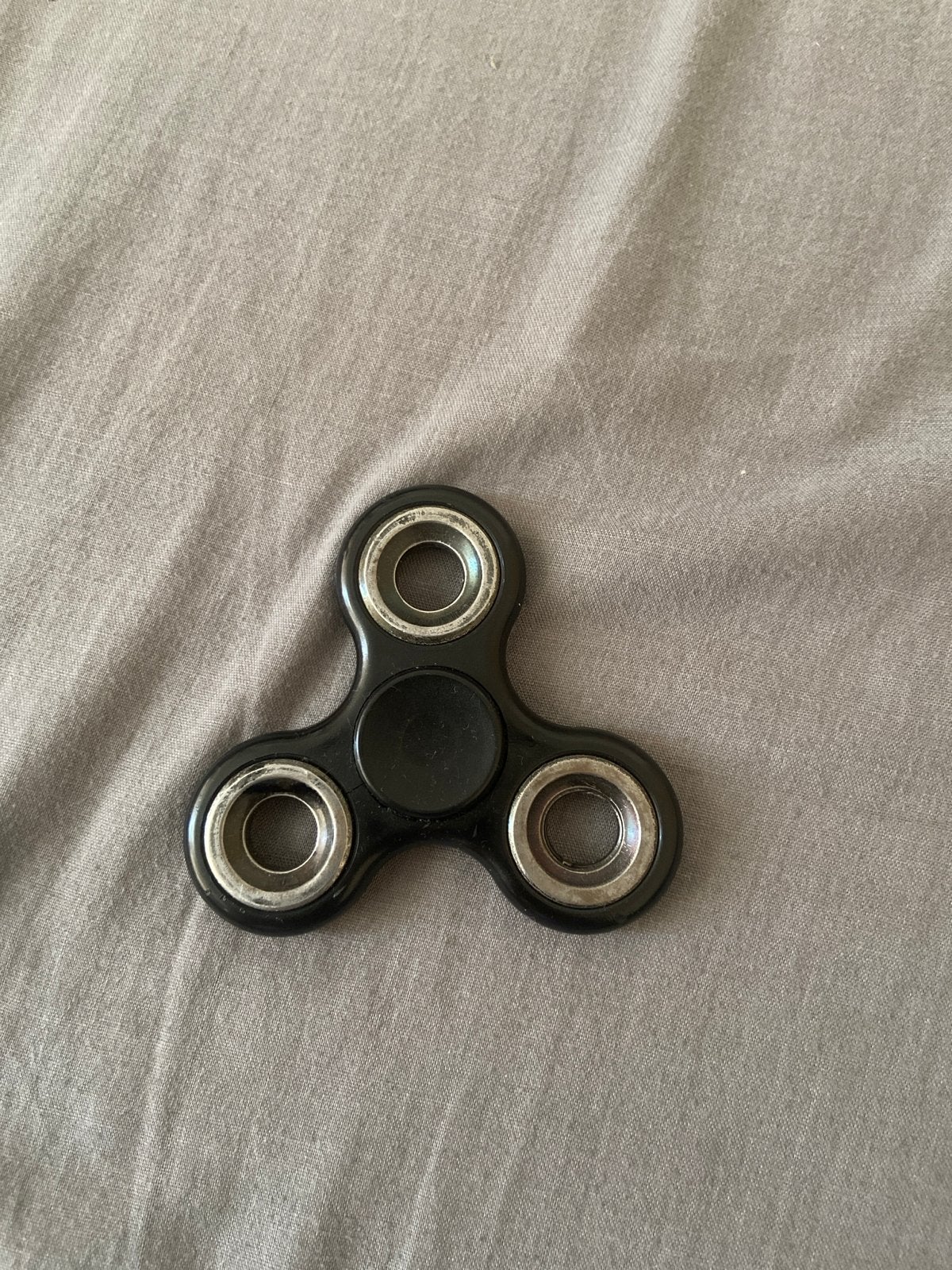 Zwarte Fidget Spinner - Stressvermindering Speelgoed, Kinderen en Baby's, Ophalen of Verzenden, Gebruikt, Jongen of Meisje