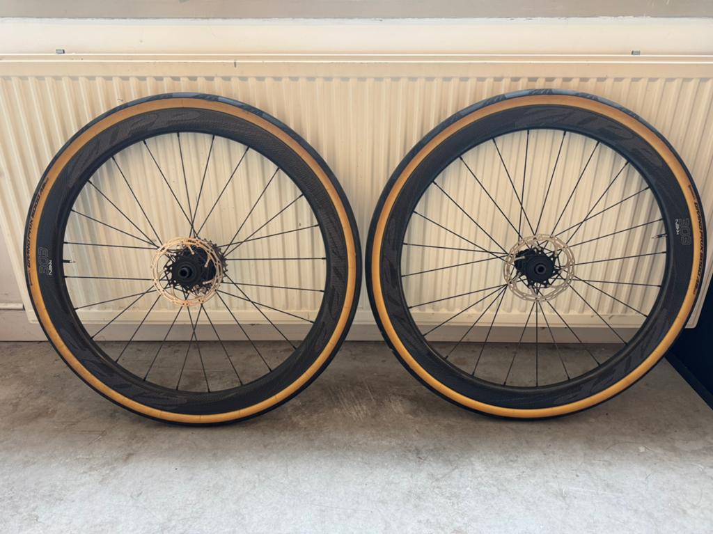 Zipp 303 nsw wielset sram zgan GP 5000 as TR, Wiel, Ophalen of Verzenden, Zo goed als nieuw, Racefiets