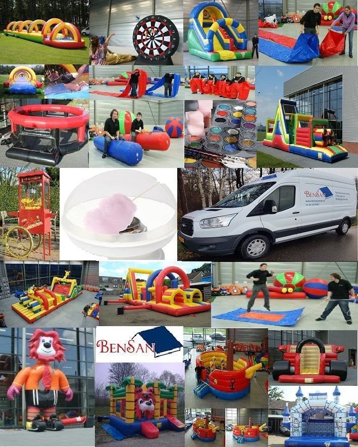luchtkussen springkussen multiefun inflatable’s bensan enter, Ophalen, Zo goed als nieuw, Overige