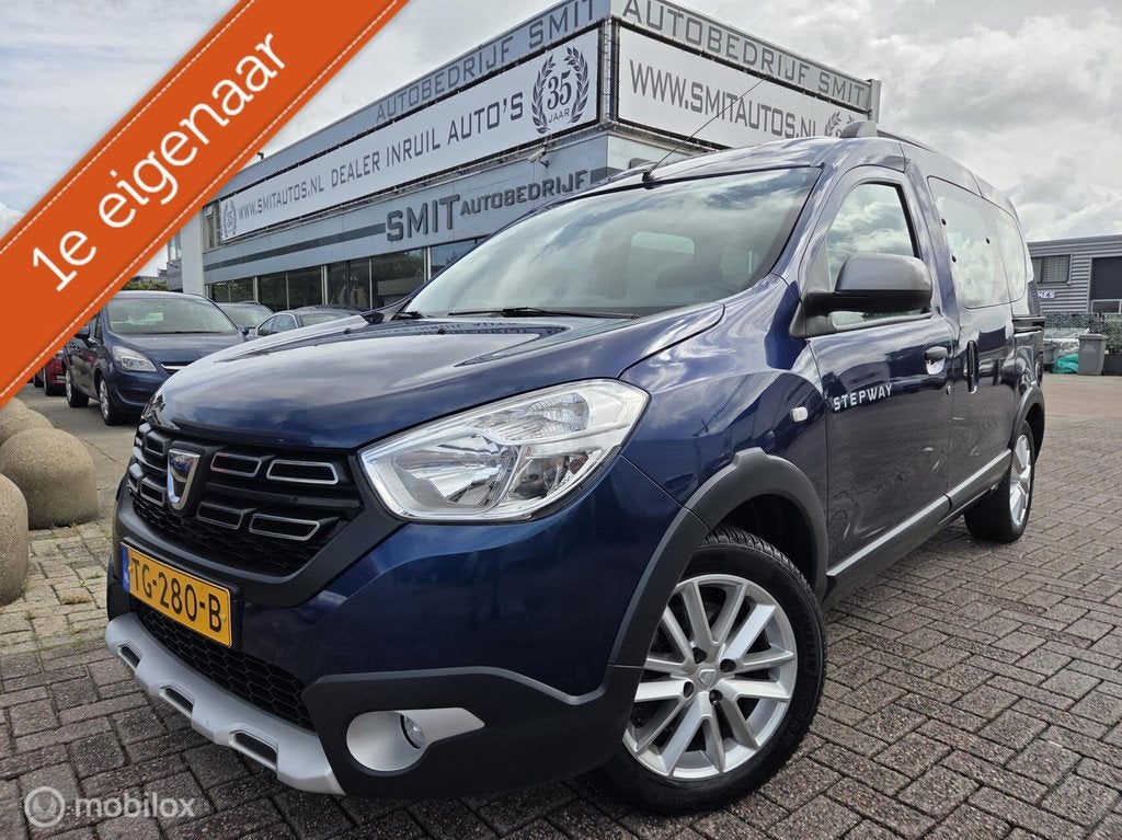 Dacia Dokker combi 1.2 TCe S&S Ambiance 1eEigenaar/Camera/CC, Auto's, Dacia, Voorwielaandrijving, Stof, Gebruikt, 4 cilinders