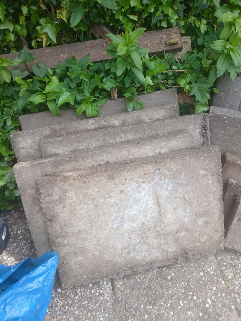 Terrastegels 40x60 cm, Tuin en Terras, Ophalen, Gebruikt, Beton, Terrastegels