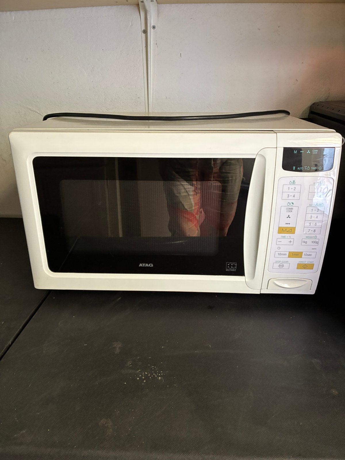ATAG Combimagnetron MC 100K 5U – Magnetron, Grill & Heteluch, Ophalen, Gebruikt, Draaiplateau, Minder dan 45 cm