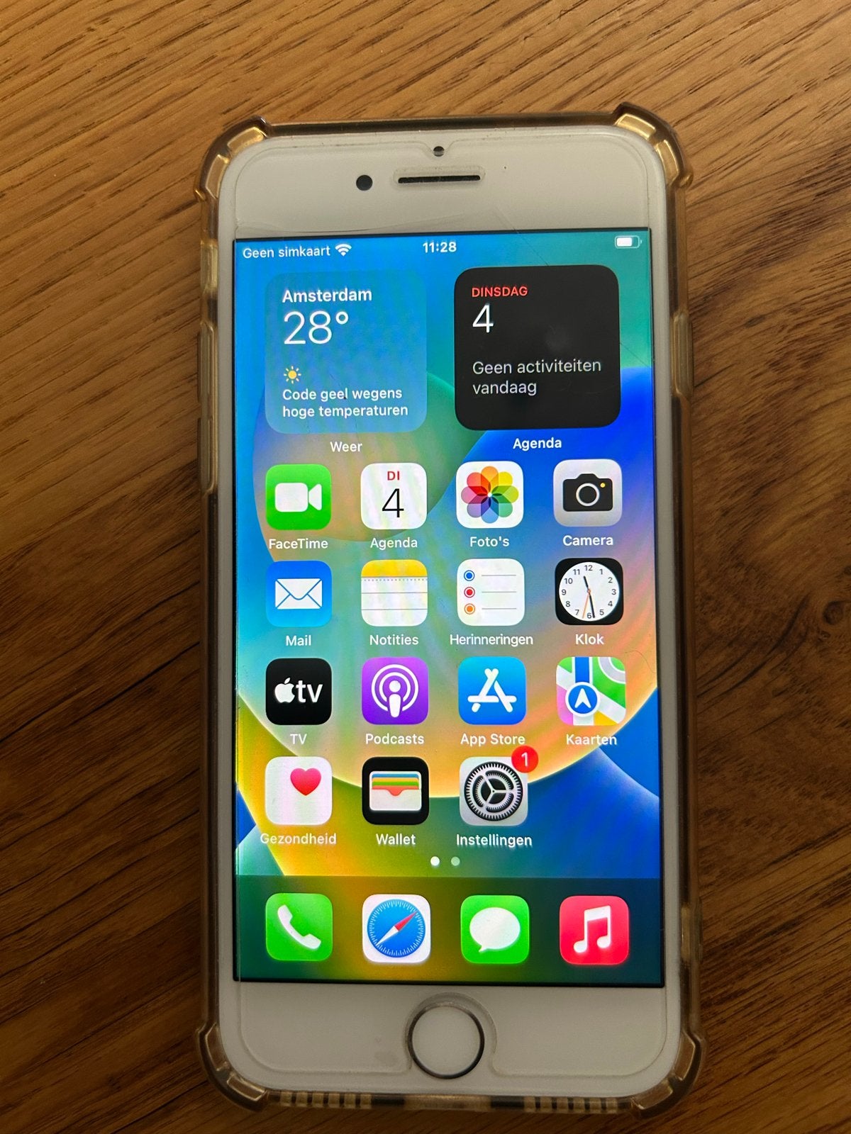 iPhone 8 Zilver - Zo goed als nieuw, Telecommunicatie, Mobiele telefoons | Apple iPhone, 32 GB, Ophalen of Verzenden, Zo goed als nieuw