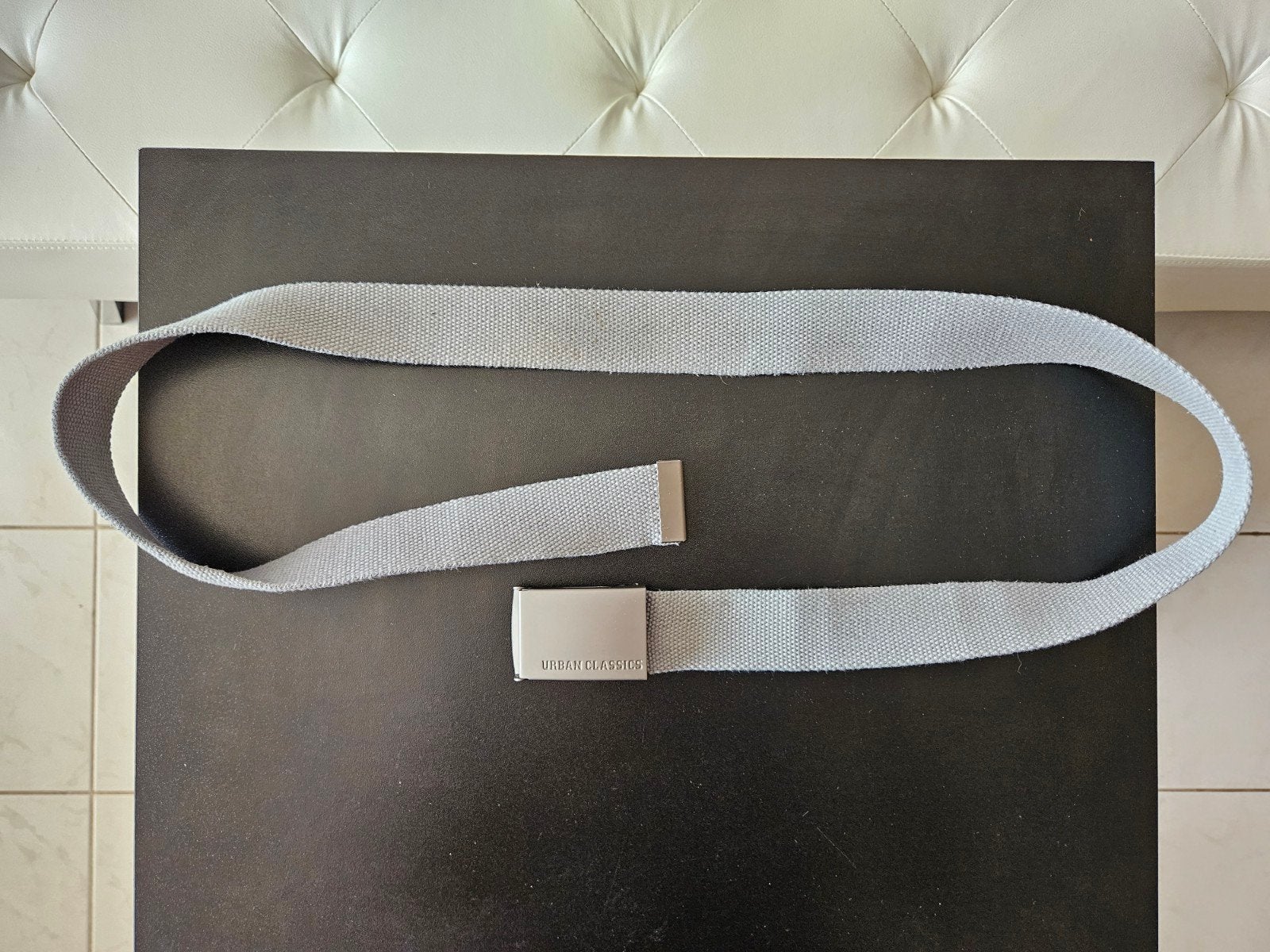 Grijze riem van het merk Urban Classics (123 cm), Overige kleuren, 100 cm of meer, Urban Classics, Ophalen of Verzenden