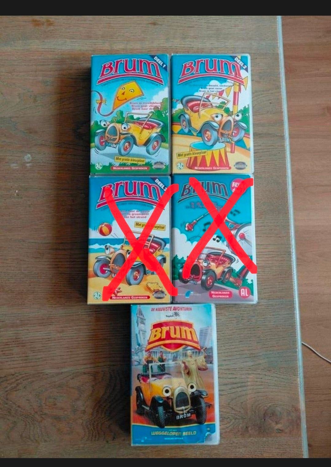 3 Brum videobanden., Cd's en Dvd's, Gebruikt, Alle leeftijden, Ophalen of Verzenden, Kinderprogramma of -film