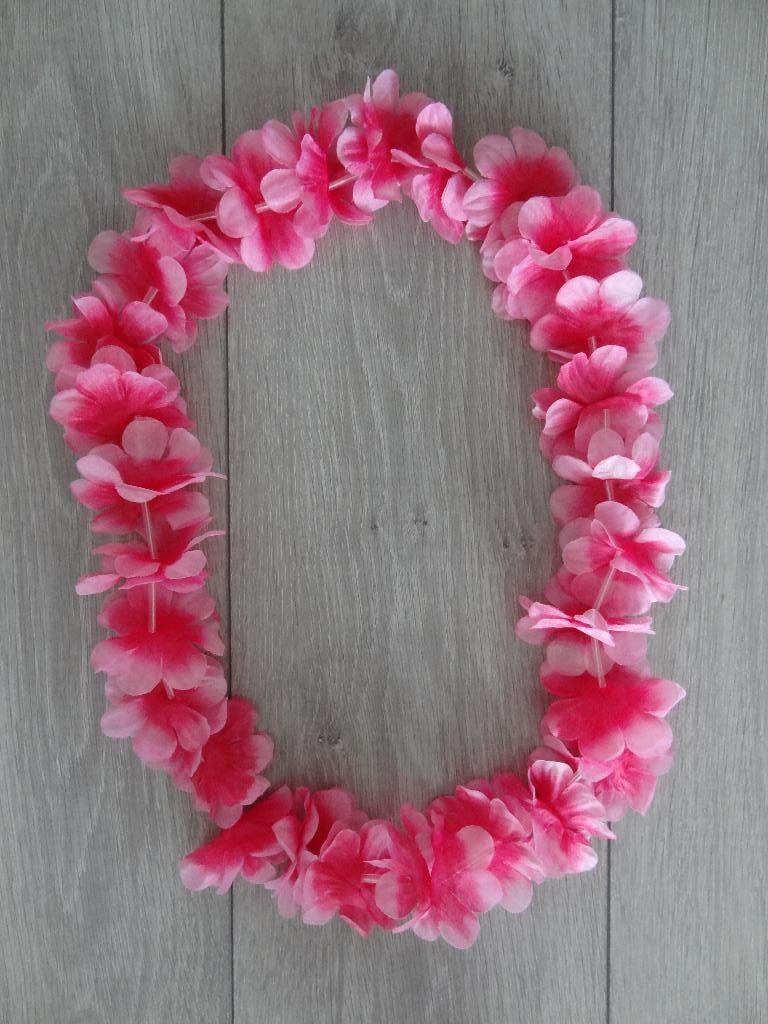 NIEUW! Hawaii Krans Roze >Snelle Verzending!<, Ophalen of Verzenden, Nieuw, Carnaval, Accessoires