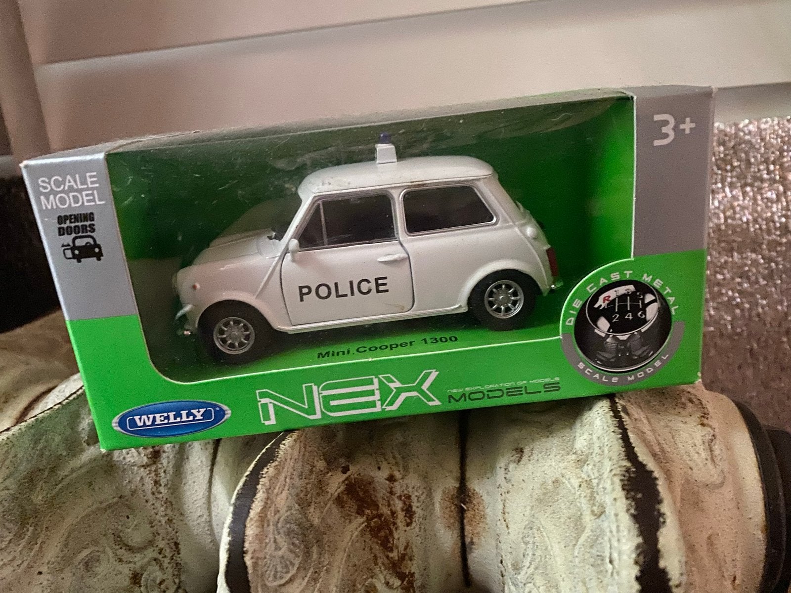 Welly Nex Models Mini Cooper 1300 Police Die-Cast, Ophalen of Verzenden, Nieuw, Overige typen