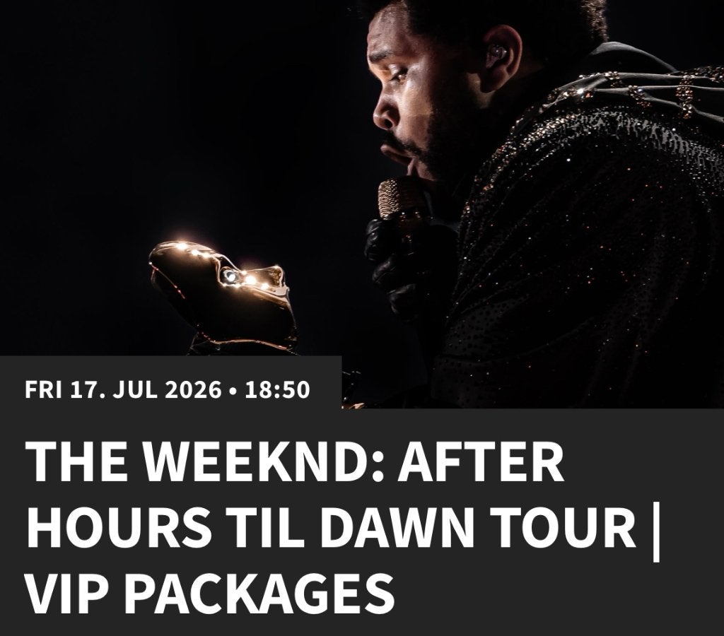 The Weeknd - VIP Amsterdam, Eén persoon, Juli