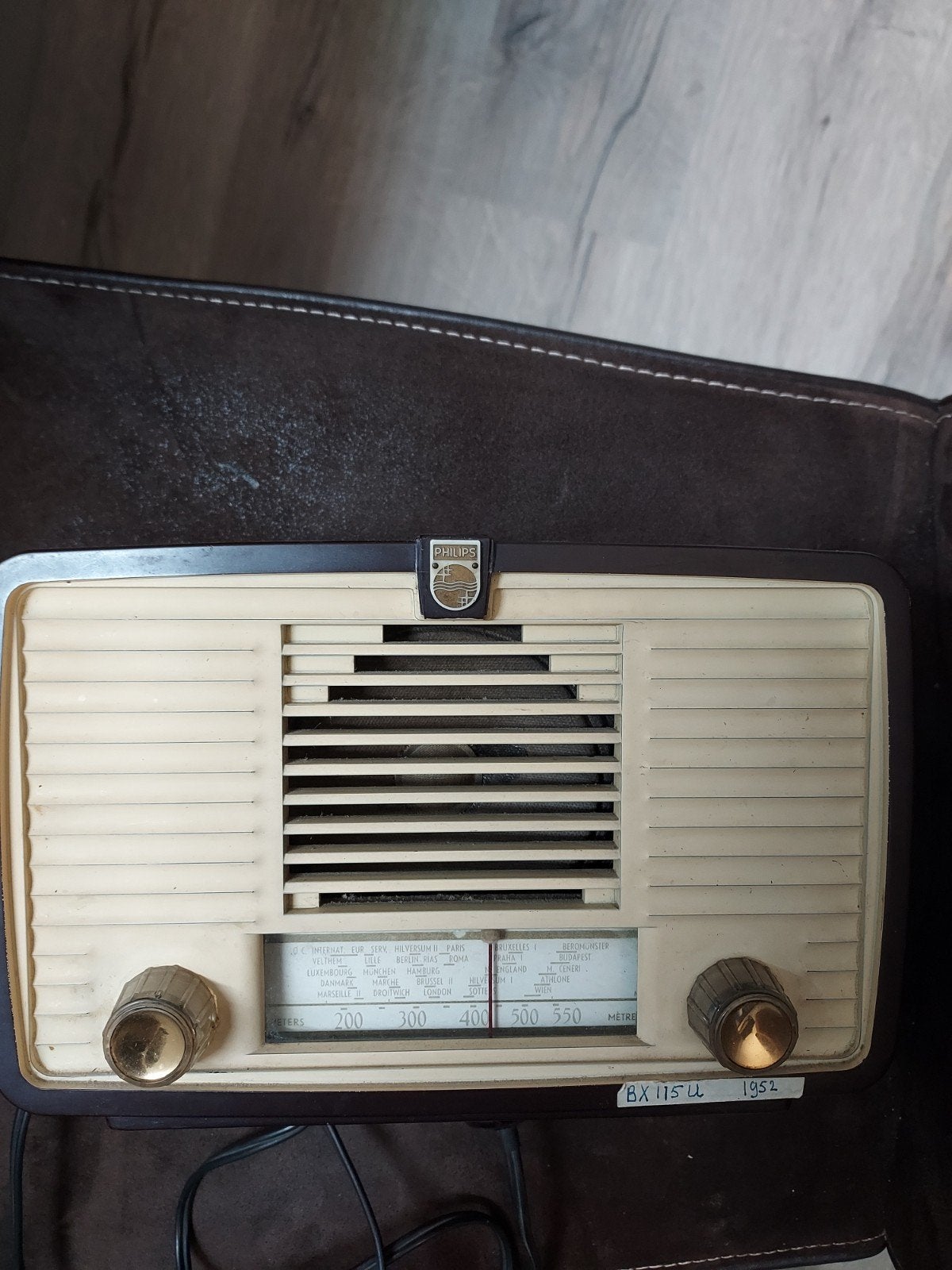 philips 115U buizenradio 1952, Antiek en Kunst, Ophalen of Verzenden