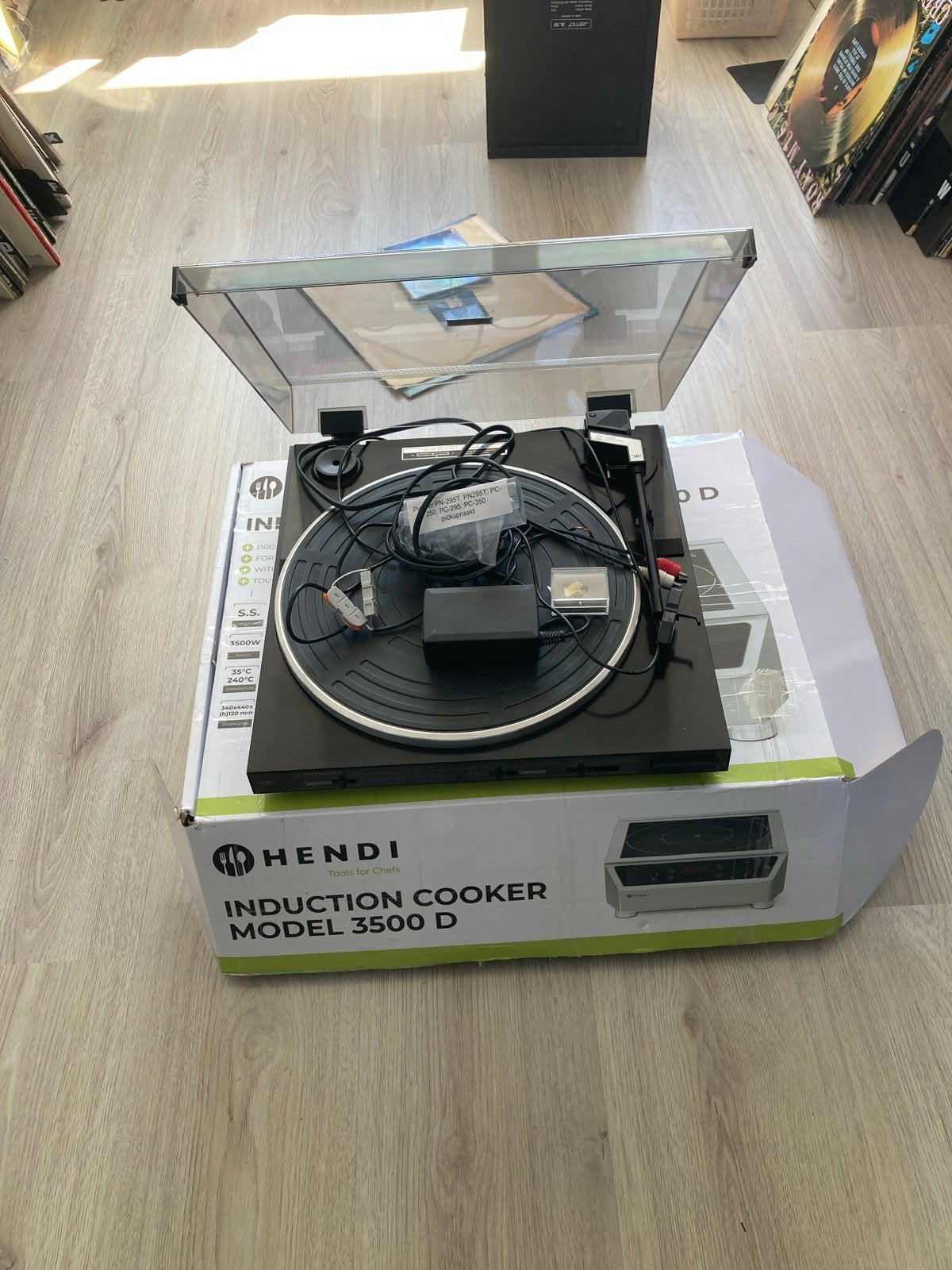 Pioneer PL X55Z Platenspeler met stofkap en extra naald, Audio, Tv en Foto, Ophalen of Verzenden, Gebruikt, Platenspeler, Pioneer