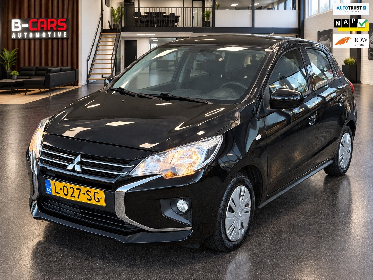 Mitsubishi Space Star 1.2 Cool+ Carplay|Navi|Airco|Nap!, Voorwielaandrijving, Start-stop-systeem, Gebruikt, 850 kg