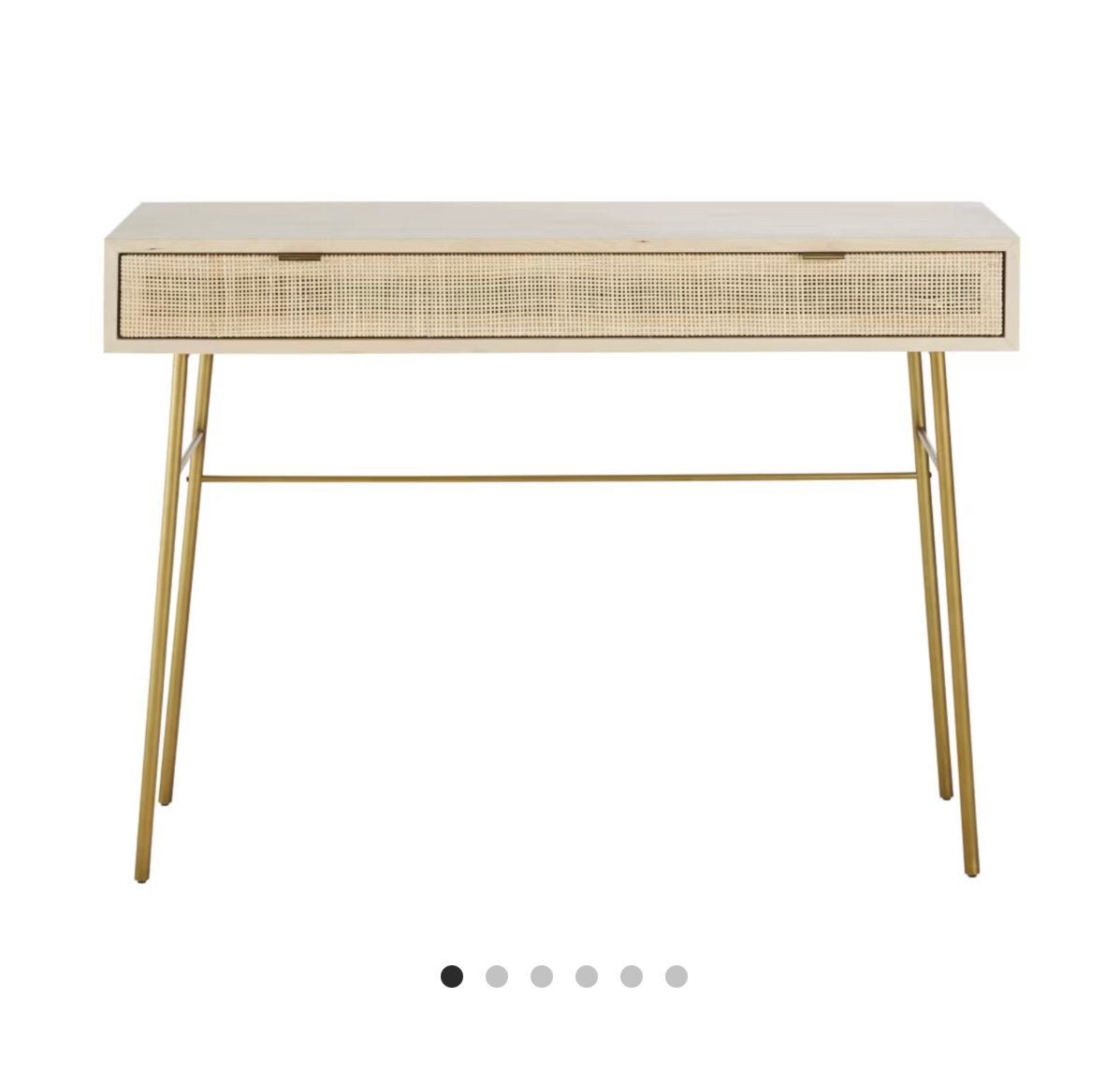 Maisons du Monde console tafel met 1 lade, Huis en Inrichting, Ophalen, 50 tot 100 cm, Zo goed als nieuw, Minder dan 100 cm