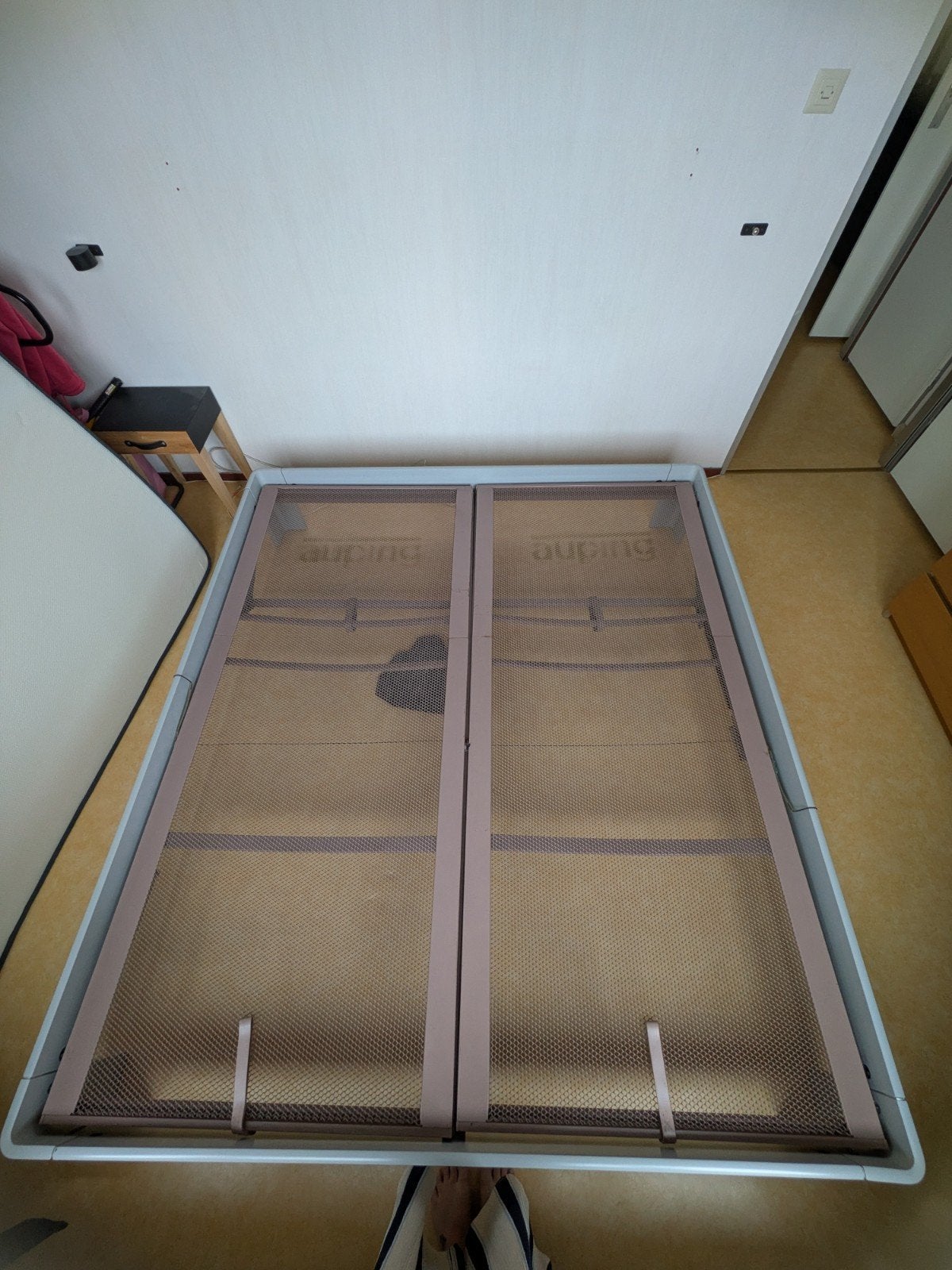 Auping Auronde bed met handmatig verstelbare spiraalbodems, Huis en Inrichting, Slaapkamer | Bedden, Ophalen, Overige kleuren