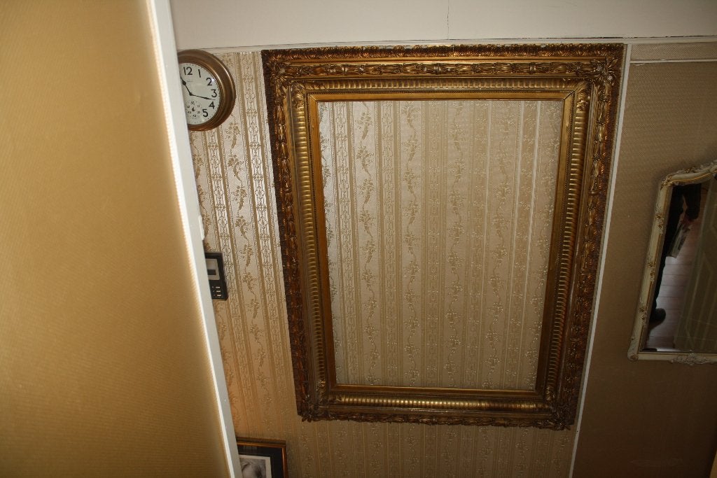 Antieke Monumentale vergulde schilderij lijst, Ophalen, Hout, Minder dan 50 cm