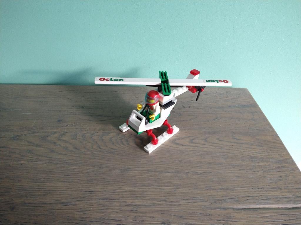 Lego Town 6515 Octan helikopter helicopter, Lego, Ophalen of Verzenden, Complete set, Compleet