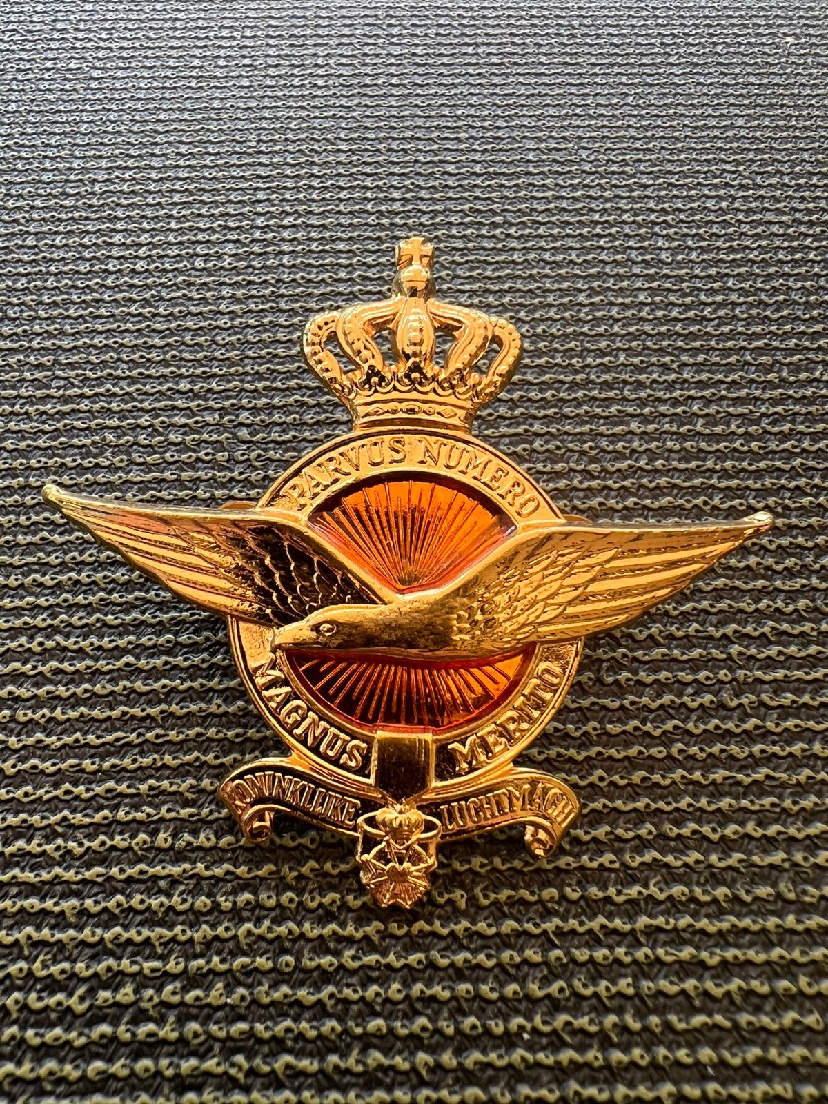 Officiers petembleem Koninklijke Luchtmacht Nederland., Verzamelen, Militaria | Algemeen, Ophalen of Verzenden, Luchtmacht, Nederland