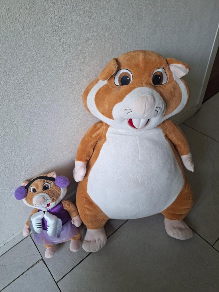 Te koop 2 ah hamsters zie foto, Kinderen en Baby's, Speelgoed | Knuffels en Pluche, Albert Heijn, Overige typen, Ophalen of Verzenden