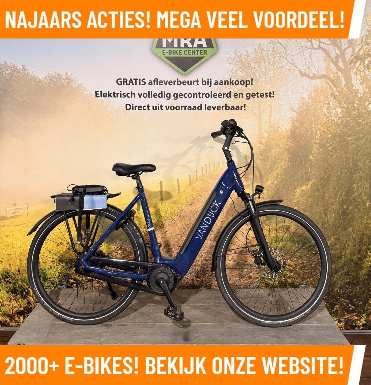 Van Dijck Ceto Elektrische fiets met Bafang midden motor!