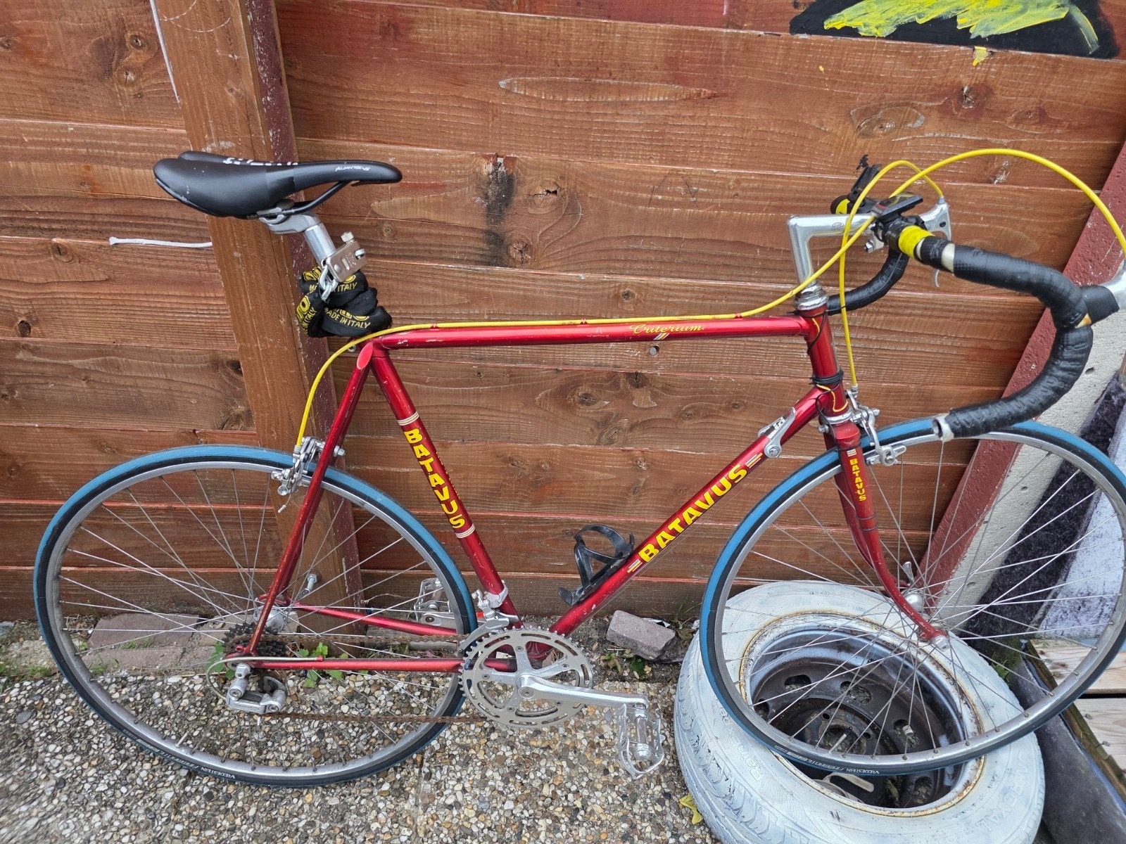 Batavus Champion racefiets - Vintage rood, Ophalen, Gebruikt, Velgrem, Batavus
