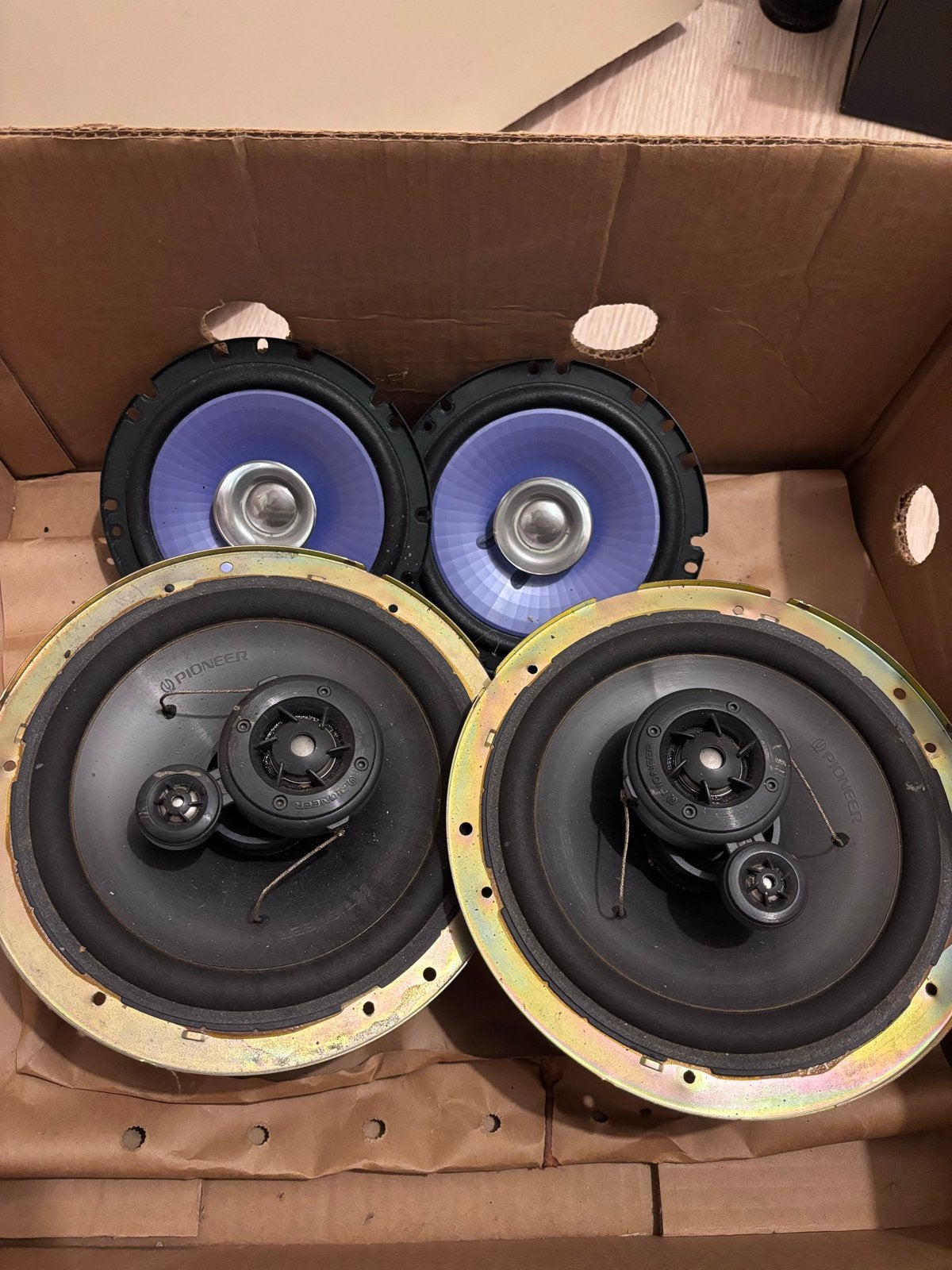 Pioneer auto speakers - TS-E2099 en TS-1746, Ophalen of Verzenden, Gebruikt