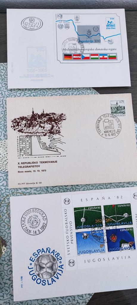 Joegoslavië First Day Covers / Postzegel enveloppen  6 stuks, Postzegels en Munten, Postzegels | Eerstedagenveloppen, Ophalen of Verzenden
