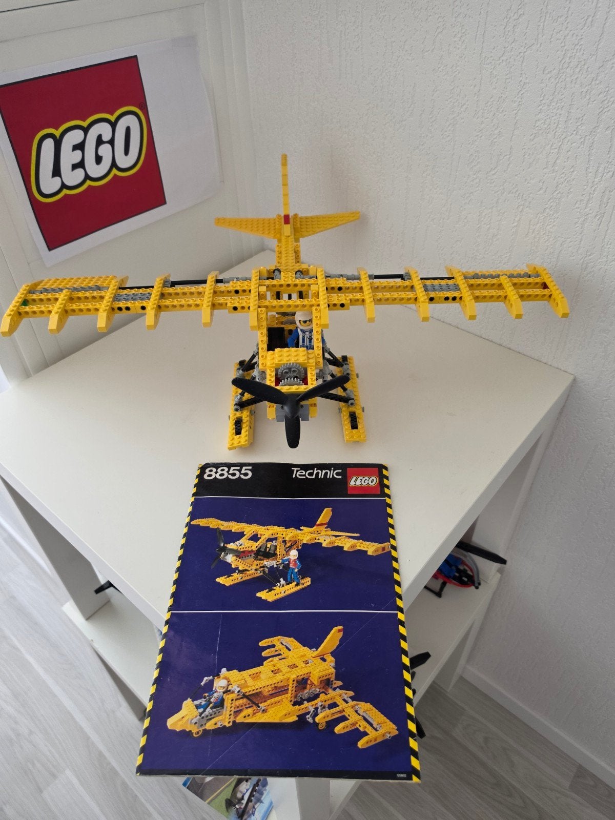 Lego technic watervliegtuig 8855, Ophalen of Verzenden, Zo goed als nieuw