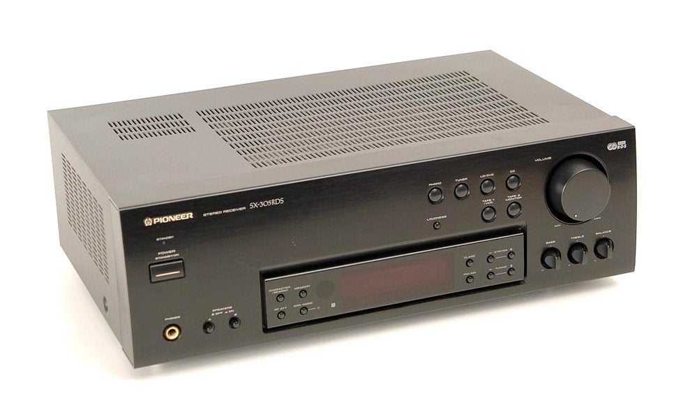 Pioneer SX 305RDS stereo receiver–mintstaat, complete set, Audio, Tv en Foto, Ophalen of Verzenden, Zo goed als nieuw, 60 tot 120 watt