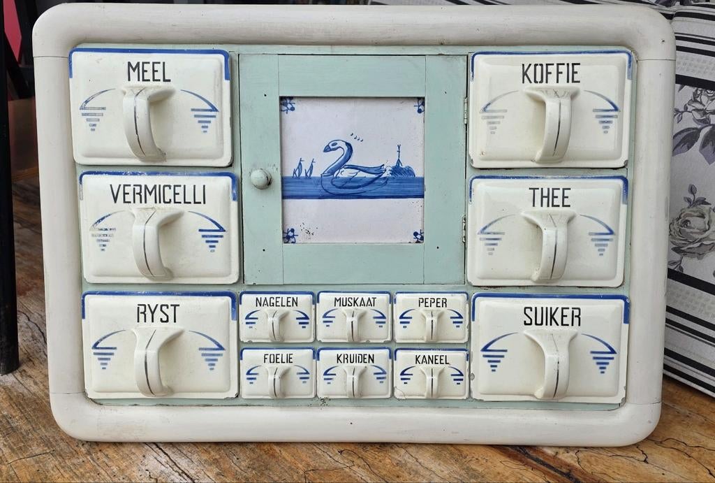 Vintage Nederlands kruidenkastje, Ophalen of Verzenden