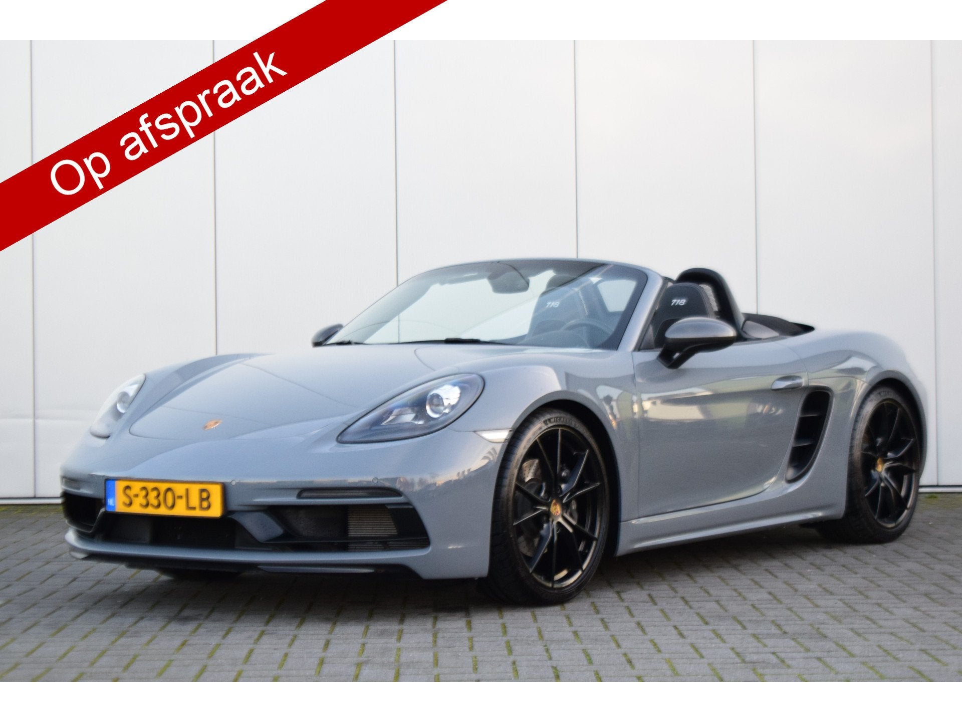 Porsche 718 Boxster 2.0 T Sport Chrono Plus Design/pakket Bo, Dealer onderhouden, Achterwielaandrijving, Gebruikt, 4 cilinders