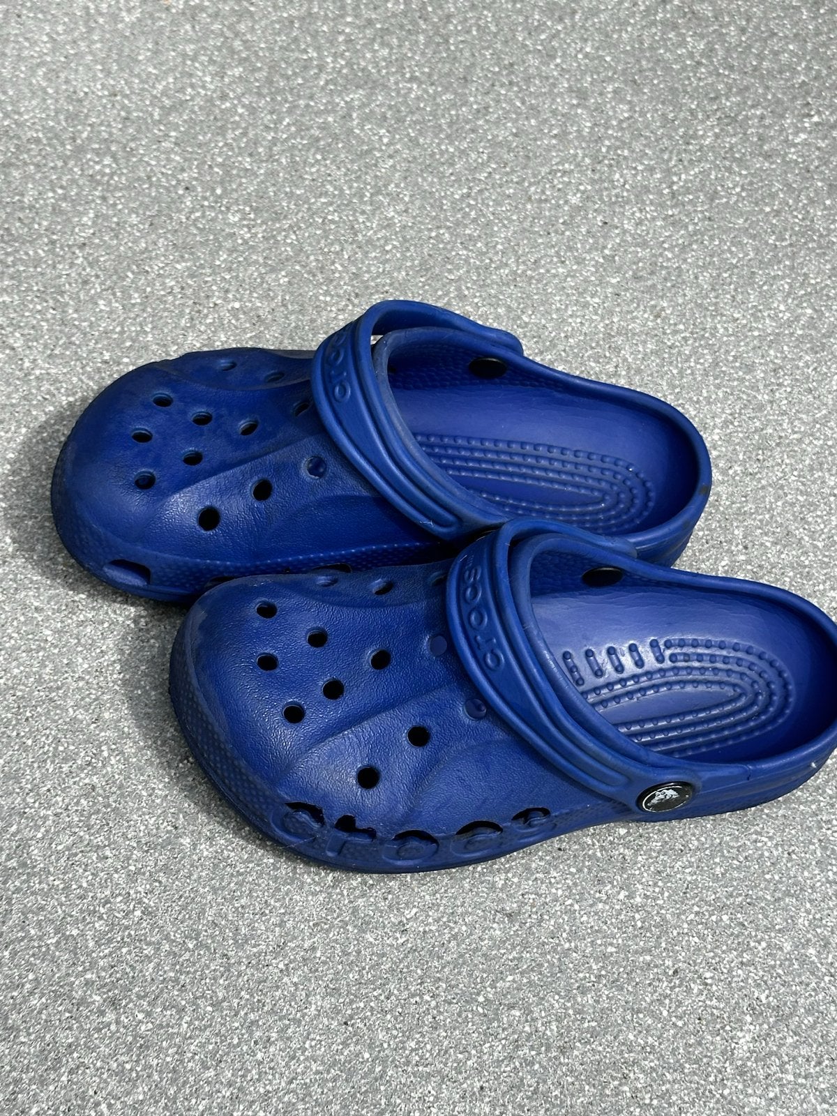 Blauwe Crocs voor kinderen - Maat 12/13, Ophalen of Verzenden, Gebruikt, Jongen of Meisje, Schoenen