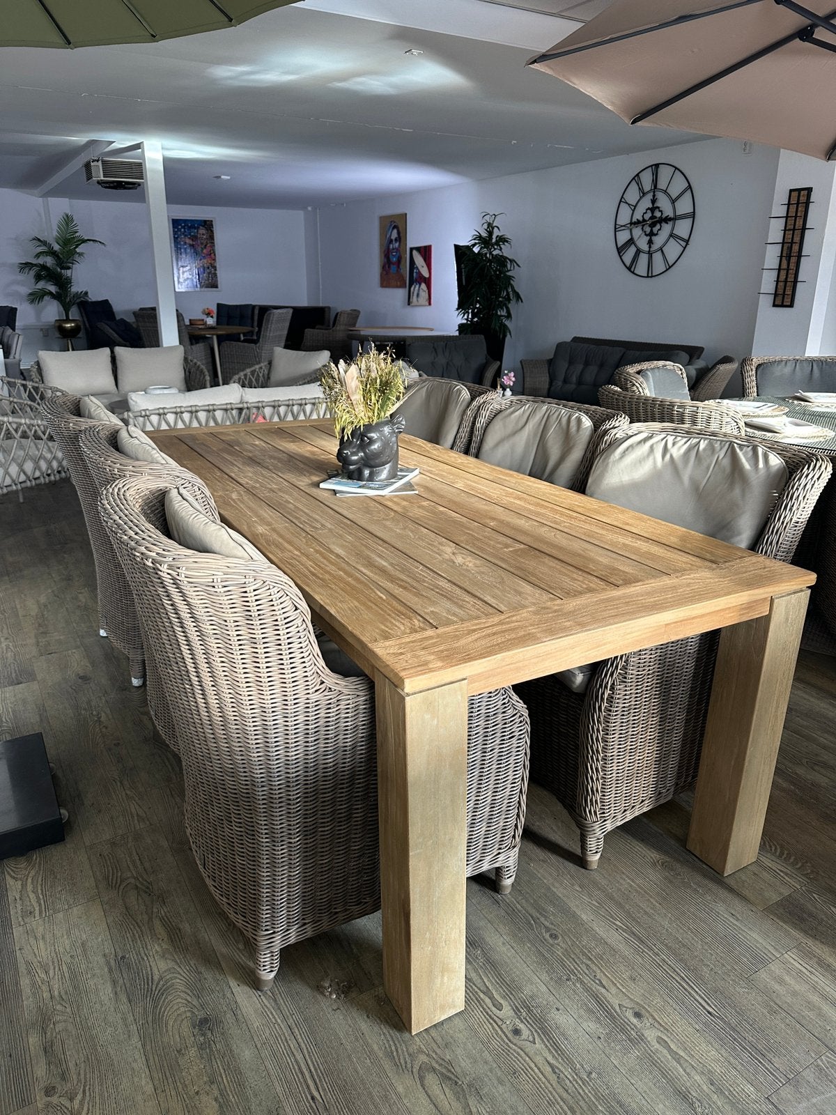 Luxe Teak Tuinset – 4 Seasons Outdoor – 6 Personen!, Zenq, ., 6 zitplaatsen, Teakhout