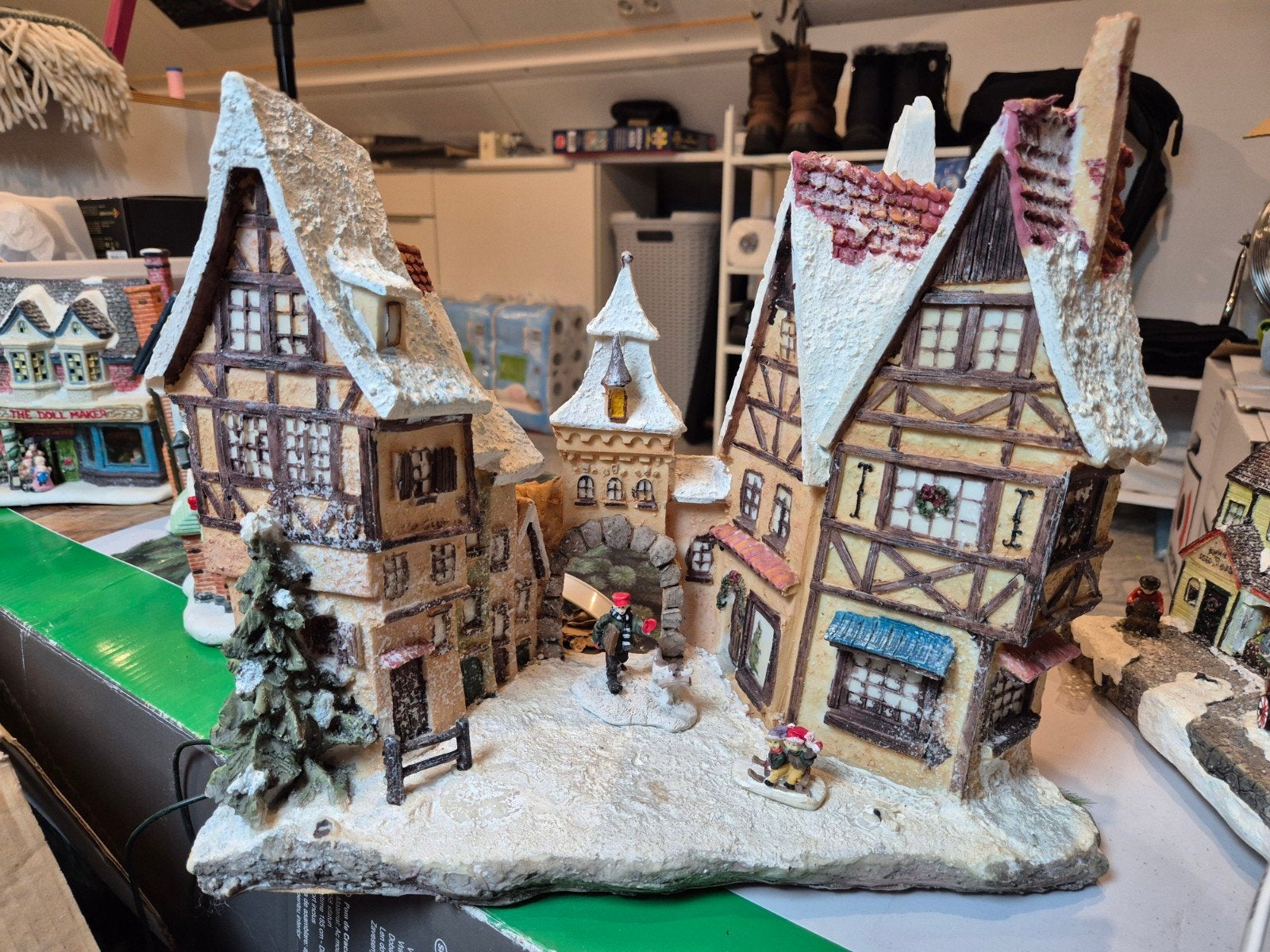 kerst huisjes, Diversen, Ophalen, Gebruikt
