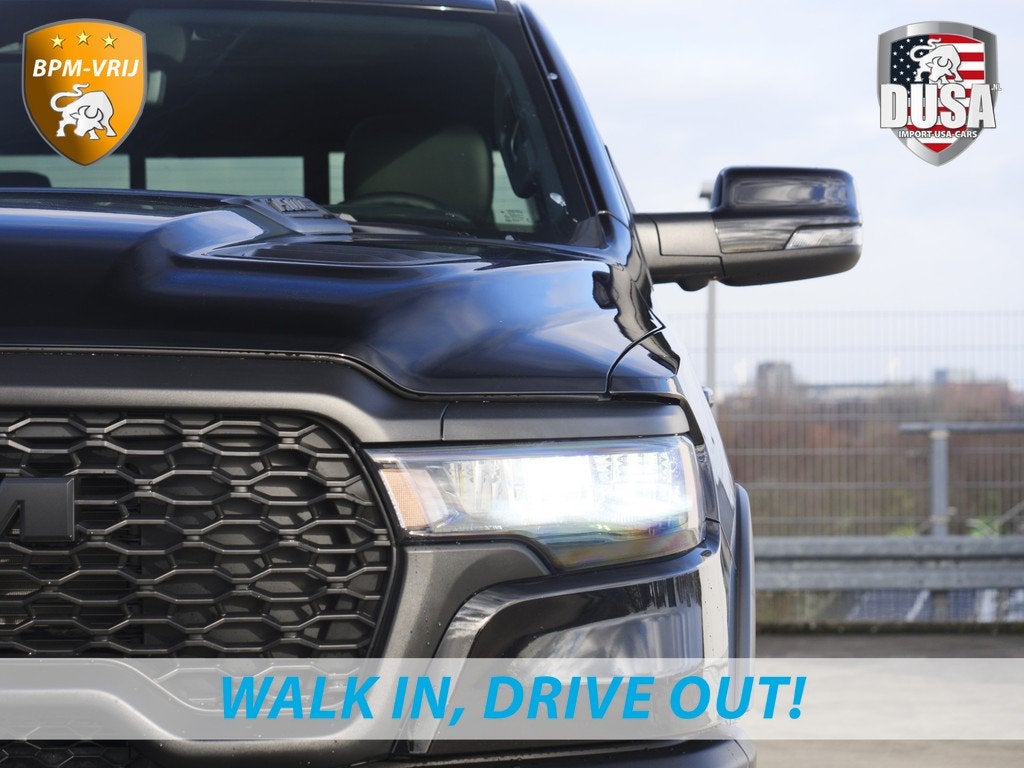 Dodge Ram | 1500 | Rebel | Premium | 4x4 | Crew Cab | 3.0L T, Auto's, Dodge, Automaat, Zwart, Zwart, Leder