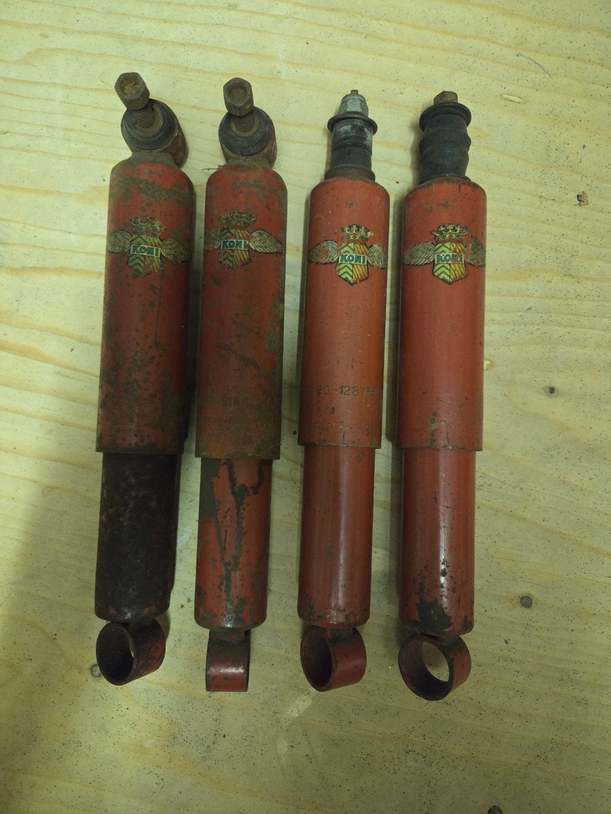 Koni schokdempers - Set van 4 - Oldtimer onderdelen, Ophalen of Verzenden, Gebruikt