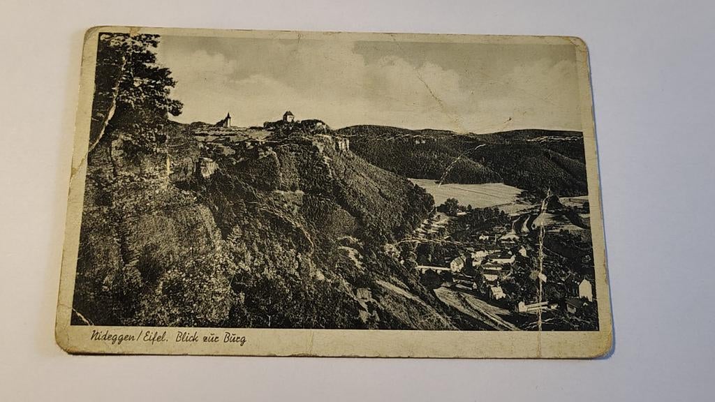 Nideggen / Eifel. Blick zür Bürg, Ophalen of Verzenden, 1980 tot heden, Overig Europa