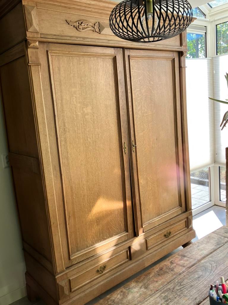 Antieke kast broodkast linnenkast groot, Antiek en Kunst, Ophalen of Verzenden