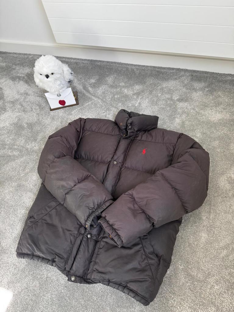 Polo ralph lauren jas, Kleding | Heren, Jassen | Winter, Ophalen of Verzenden, Zo goed als nieuw, Zwart