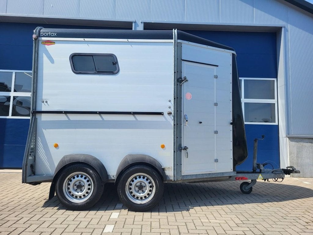 Bockmann Portax nette 2 paardentrailer Aluminium garantie**, Gebruikt, Aluminium, 2-paards trailer