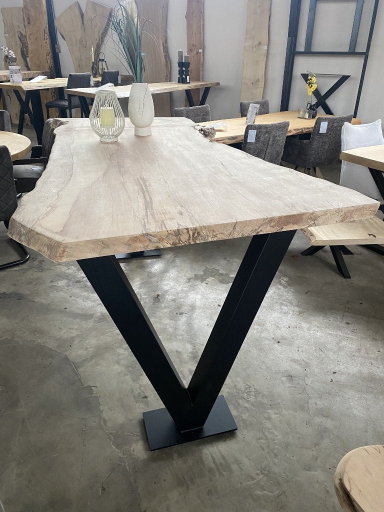 Bartafel | Bar | Boomstamtafel | Eettafel | Boomstamhout, Huis en Inrichting, Ophalen, 50 tot 100 cm, Vijf personen of meer, Rechthoekig